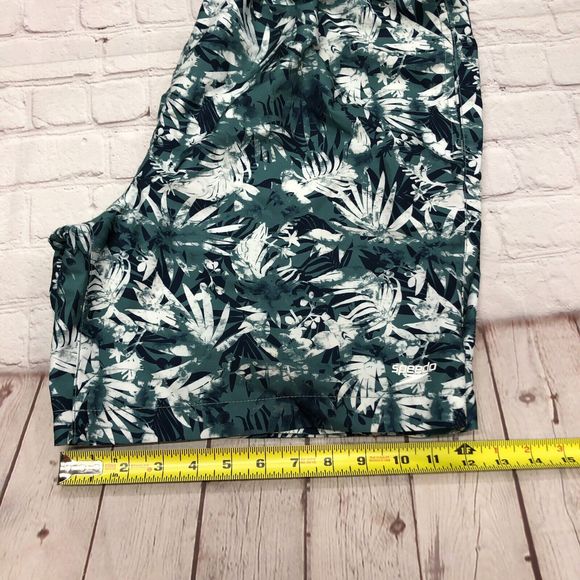 Speedo Men Swim Trunks Shorts Size Large Floral Lined with Polyester M111 -9 - Picture 6 of 16